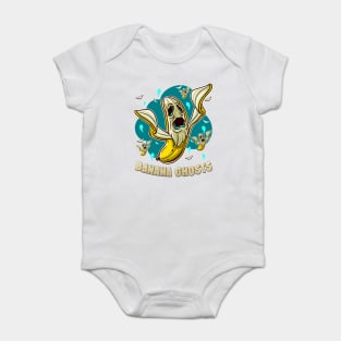 Banana Ghosts Cute Halloween Lazy Costume Funny Baby Bodysuit
